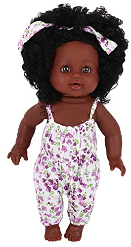 Zerodis Weiche Babypuppe Künstliche Neugeborene Babypuppen Lebensechte Ganzkörper Reborn Puppe Interaktive Spiele Spielzeug für Kleinkind Mädchen Geburtstagsgeschenk (Purple