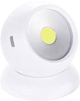 Hama Rotation 360 Tischlampe weiß LED - Tischlampe (weiß, Kunststoff, LED, Akku, AAA, 7,5 cm)