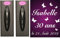 Gravure Events 2 Flûtes à Champagne Gravées - Age Personnalisable + Prénom - Modèle Anniversaire Papillons avec 2 boites Cadeaux - Cadeau personnalisé – Verre – Coupe de 17cl