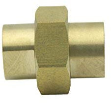 Raccord de tuyau en laiton de 3 pièces avec raccord union de 1/4NPT (paquet de 5)