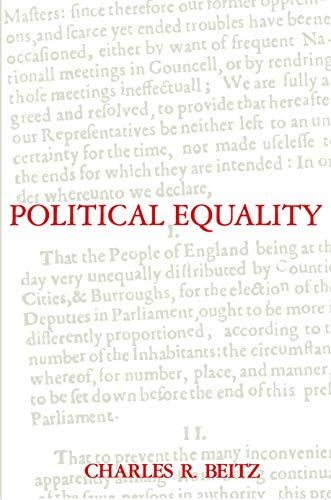Political Equality: An Essay in Democratic Theory (English Edition)