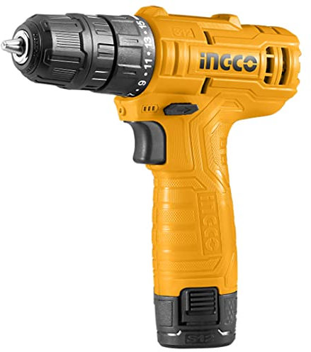 Ingco Cdli12415 Trapano Avvitatore A Batteria Al Litio 12 V 1,5 Ah Con Luce Led Coppia 15+1