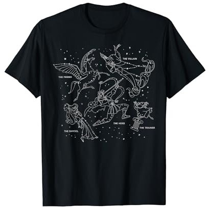 Disney Hercules Constellation Poster Camiseta