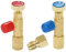 Greluma R12 R410 Valvola di Carica del refrigerante, R12 R22-1/4 Maschio a 1/4 Femmina, R410-1/4 Maschio a 5/16 Femmina, Adattatore di Sicurezza Valvola a Sfera di Controllo del Flusso per A/C