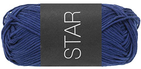 LANA GROSSA Star | Topflappen-Baumwolle | Handstrickgarn aus 100% Baumwolle | 50g Wolle zum Stricken & Häkeln | 90m Garn FB107