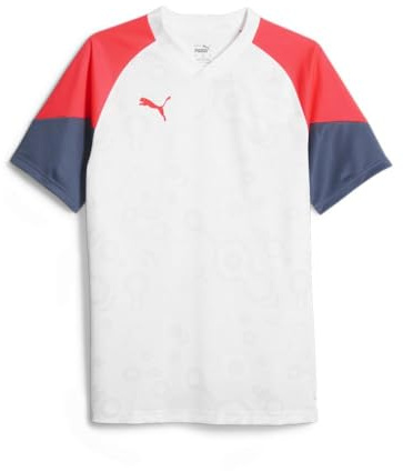 PUMA Herren Individualcup Jersey Fu balltrikot, Puma White-fire Orchid, 3XL EU