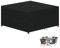 VANSHEIM Funda Muebles Jardín Impermeable Funda para Muebles de Jardin Exterior Funda para Mesa Jardin Exterior 420D Oxford Tela Protector Muebles Jardin Cubierta Mesa y Sillas Jardin 220x220x85cm