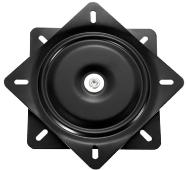 CGEAMDY Drehbarer Quadratischer Kugellager-Drehtisch, Drehbarer Beschlag Drehscheibe, Quadratischer Drehteller Mit Kugellager 360 Grad Drehung(150x150mm)