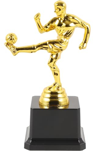 BESPORTBLE Soccer Trophy: 6.8inch Football Trophy Cup Soccer Award Trophy Golden Trophy Cup for Sports Tournament Winning Prizes School Rewards Party Favors
