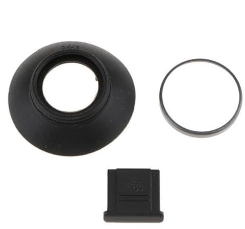 AsrMyjcx 2xCamera Eyecup Eyepiece with Hot Shoe Cover for D850/D500, 2 Pcs