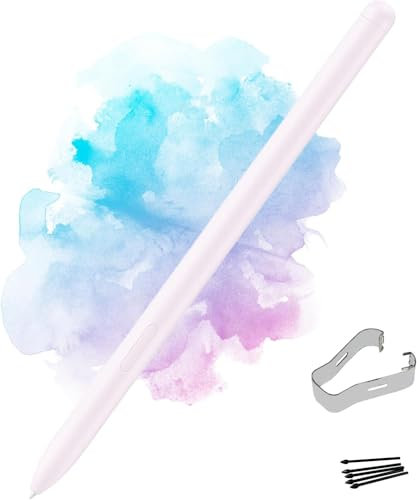 EJ-PX510 - Pennino di ricambio per Samsung Galaxy Tab S9 FE/S9 FE+/S9 FE Plus + SM-X510, SM-X516B, SM-X610, SM-X616B, pennino capacitivo con punta in omaggio (lavanda)