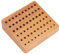 Tyenaza Support à outils en bois, tournevis, poinçons, rangement d'outils, support organisateur 60 trous