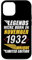 Custodia per iPhone 12/12 Pro Regalo di compleanno Novembre 1932 Edizione Limitata Usato