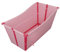 Bañera Plegable para Adultos, Bañeras Independientes, Bañera Plegable Portátil, Hogar Grande, Lavabo De Ducha Plegable, Sauna Casera para Bañera para Adultos, Baño De Hielo Al Aire Libre(Color:Rosa)