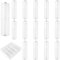15PCS AAA to AA Battery Adapter AAA to AA Battery Converter Holder Transparent Cases Shell Metal Contacts On Bottom with Battery Storage Box for Battery Converter AAA to AA(Clear Color)