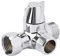 Telituny G1/2 Shower Three-Way,3-Way Shower Diverter Valve,Universal Solid Brass Shower Diverter Valve Universal Fit for Shower Toilet Bidet Faucet Splitter,and Fixed Spray Head.