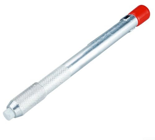 Lecreatekit Talkum Stift mit Speckstein-Markerhalter, effektives Werkzeug zur Reduzierung der Reibung in der Herstellung (B)