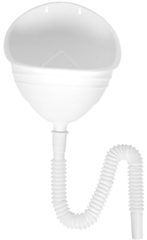 PACKOVE Orinatoio da Parete per Plastica Bianco Vasino Compatto per Ragazzi Facile da Installare e per Bagni Piccoli Allenamento Sicuro e Indipendente