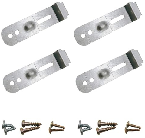4 staffe di montaggio per lavastoviglie, DD94-01002A, kit di montaggio per lavastoviglie, parti di ricambio con viti, compatibile con lavastoviglie Samsung