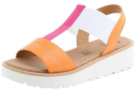Heavenly Feet Womens Ritz Platform Vegan Sandals