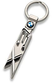BMW principal Collection élégante en acier inoxydable Porte-clés X3 80272454658