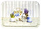 Lashuma Plateau à Gâteau Rectangulaire 45x31cm Impression Oasis de Plage Plateau à Pâtisserie en Italie Plateau à Dessert Portable