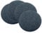 heimtexland ® Sitzkissen Set Filz Stuhlkissen Stuhlauflage Filzkissen Stuhl Polster Kissen Typ631 Anthrazit 35 cm Rund 4 Stück
