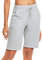 baleaf Damen Bermuda Shorts Baumwolle Sporthose Kurz Knielang Sweathose Sommerhose mit Taschen 10 Activewear Hosen Loose Casual Freizeit Hell Grau S