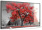 STEINFELD Heizsysteme® Wandheizung Glas Bild Infrarotheizung inklusive TS11 WiFi Thermostat | Made in Germany | Motive 010 roter Baum (750 Watt, schwarz)