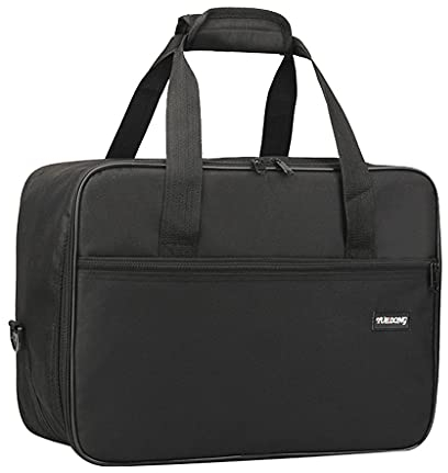 Gepolsterte Double Bass Drum Pedal Bag Einzelschulter/Handtasche, Schwarz