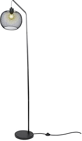 GRUNDIG Stehlampe - Stehleuchte - 166 cm - Ø 24 cm - Metall - Schwarz