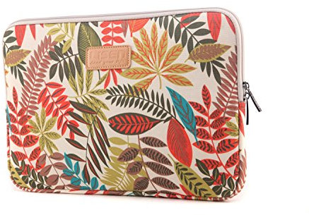 fdsmall 14 Pulgadas Paquete de computadora portátil impermeable neopreno paquete de computadora portátil paquete de computadora portátil macro/Asus/dell/lenovo /HP/Samsung(Hojas Kaji)