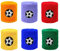 Catelves 6 Stück Schweißband Kinder Handgelenk, Schweißband Fussball, Bunte Schweißband Handgelenk, Schweißband Handgelenk Kinder Fussball, Schweißbänder Kinder, Schweissband Kinder Arm