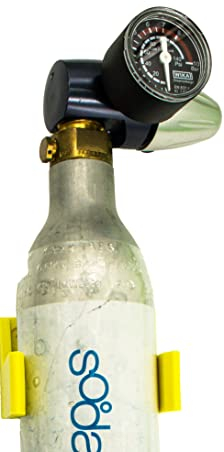 Sodaduck® Co2 Druckminderer kompatibel mit Quooker Cube - Kohlensäure Druckregler zum Umrüsten auf handelsübliche 425 gr. CO₂ Zylinder-Flasche/Kartusche - [HOHE KOSTENERSPARNIS]