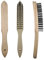 1x varivendo Stahl-Drahtbürste Drahtbürste (4-reihig)