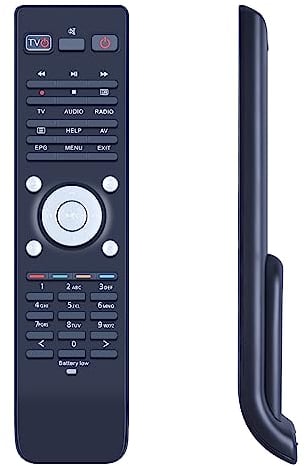 GOUYESHO Passend für VU+TV-Box VU+Duo2 VU+Solo 2 Duo-2 Solo-2 VU+Duo VU+Zero VU+Solo 4k Ersatz Fernbedienung VU+Duo2 Solo2 (Keine Einrichtung erforderlich)