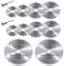 Lot de 2 disques de coupe pour outil rotatif Dremel - Roues de coupe diamant HSS - Mini lames de scie circulaire pour bois, plastique, métal