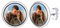 Supcare Ohrringe Damen Rund-Form mit Foto Männer Witzig Ohrstecker Edelstahl Ohrschmuck Boho Sommer Liebeskind Modeschmuck Ohrringe Rund-Silber