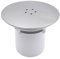 Tube de vidange couvercle de tasse remplacement Bonde de douche pour siphon de douche en plastique anti-odeur et anti-colmatage pour salle de douche Argenté