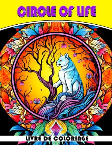 Dans le livre de coloriage Circle Of Life.: Pages de coloriage de mandalas animés celtiques et