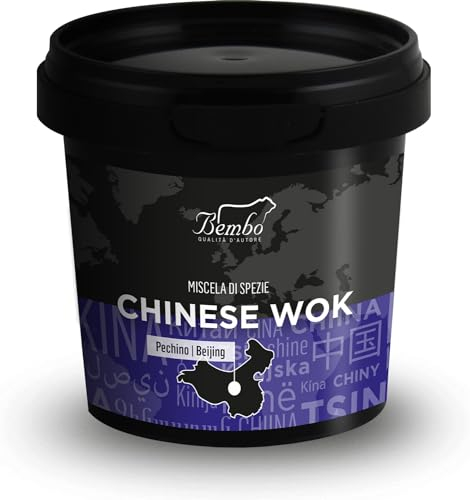 Chinese Wok Bembo 70 g - Mezcla China Universal para Carne, Pescado, Verduras - Una Inyección de Perfume Oriental en tus Platos - Un Componente Exótico para Dar Personalidad a tus Platos