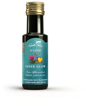 Terra Felis O'LIXIR Öle I Premium Katzen-Nahrungsergänzung zur Unterstüzuung des Immunsystems und für EIN glänzendes Fell (Inner Glow)