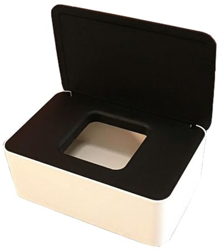 KOAHDE Feuchttuchbox Aufbewahrungsbox,Nachfüllbare Feuchtes Toilettenpapier Box,Feuchtes Toilettenpapier Spenderbox,Taschentücher Behälter,Feuchttücherbox Mit Deckels,Serviettenbox mit Deckel,1PC