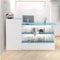 MAYFABD Empfangstheke Kassierer Counter Simple Modern Bekleidungsgeschäft Convenience Store Small Shop Bar Counter Counter Commercial Recept Reception Reception Empfangstheke,F,150x50x100cm