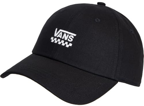 Vans Court Side Curved Strapback Cap (OS, Black)
