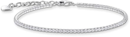THOMAS SABO Damen-Tennisarmband Silber Zirkonia A2168-051-14-L19V