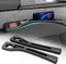 congumi Autositz-Lückenfüller, 2 Stück Universal Autositz-Spaltfüller, Aufbewahrungsbox für Autositzlücken, Autositz Organizer Car Seat Gap Filler für PKW, SUV, LKW (Schwarz)