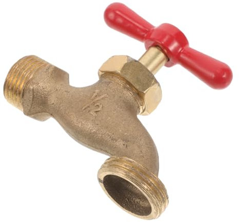 NULYLU Antiker Wasserhahn Gartenhahn Wandmontage Wasserhahn Für Gartenbedarf Mit Wasserdüse Für Wischbecken Schwimmbecken