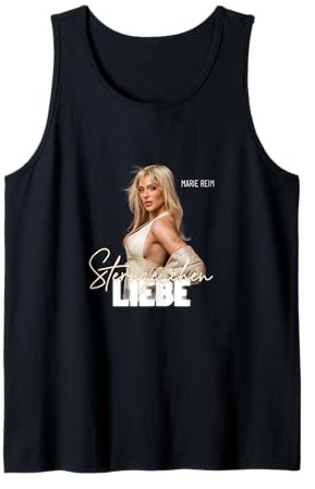 Marie Reim Sternzeichen Liebe Tank Top, Unisex, Ärmellos, Schwarz, S, Standardlänge