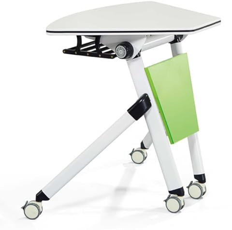 WJFTODAY Klappbare Konferenzraumtische auf Rollen, Spleißsektor-Konferenztisch, Kleiner Bonferenztisch, Kleiner Büro-Besprechungstisch, moderner mobiler Schulungstisch, Seminartisch (80 cm (31 1/2))